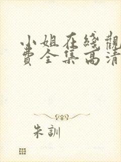 小姐在线观看免费全集高清完整版