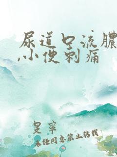 尿道口流脓流血,小便刺痛