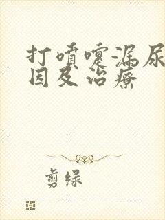 打喷嚏漏尿的原因及治疗