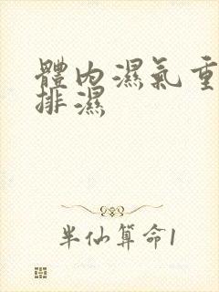 体内湿气重怎样排湿