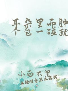 耳朵里面肿了一个包一碰就疼