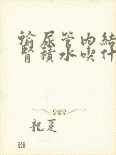 输尿管内结石伴肾积水吃什么药