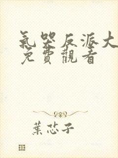 气哭反派大小姐免费观看