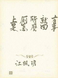 上厕所就有大便是怎么回事