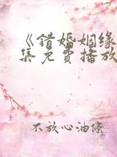 《错婚姻缘》全集免费播放