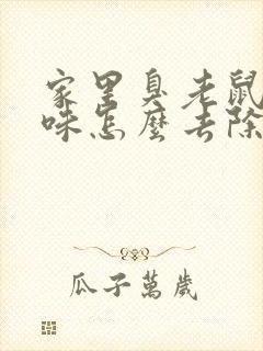 家里臭老鼠尿骚味怎么去除