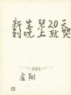 新生儿20天一到晚上就哭闹不睡觉