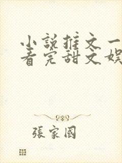 小说推文一口气看完甜文娱乐圈