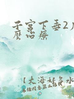 子宫下垂2度怎么治疗