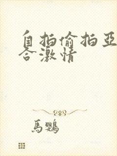 自拍偷拍亚洲综合激情