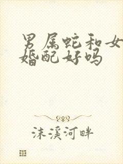 男属蛇和女属兔婚配好吗