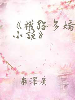 《权路多娇陈阳小说》