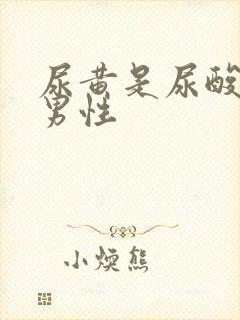 尿黄是尿酸高吗男性