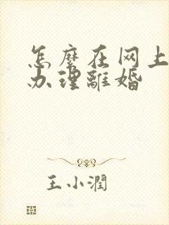 怎么在网上预约办理离婚