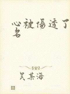 心被伤透了的网名