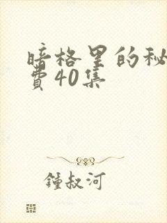 暗格里的秘密免费40集