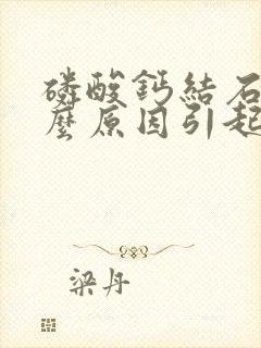 磷酸钙结石是什么原因引起的