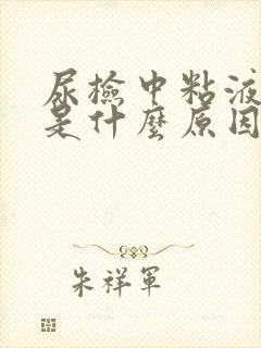 尿检中粘液丝高是什么原因