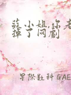 苏小姐,你老公掉了网剧