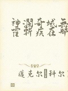 神澜奇域无双珠霍斩疾在哪一篇?