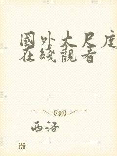 国外大尺度视频在线观看