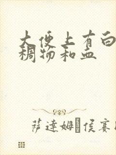 大便上有白色粘稠物和血