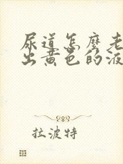 尿道怎么老分泌出黄色的液体