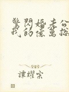 惊闪婚老公竟是我的亿万总裁免费