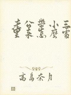 老公带小三到家里来怎么处理