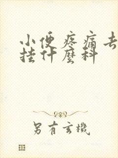 小便疼痛去医院挂什么科