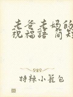 老爸老妈的生日祝福语 简短独特