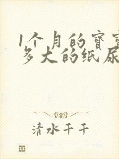 1个月的宝宝穿多大的纸尿裤