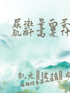 尿微量白蛋白比肌酐高是什么原因