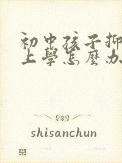 初中孩子抑郁不上学怎么办