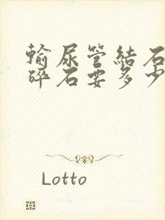 输尿管结石体外碎石要多少钱