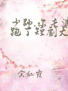 少帅,你老婆又跑了短剧大结局