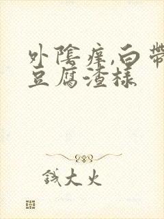 外阴痒,白带黄豆腐渣样