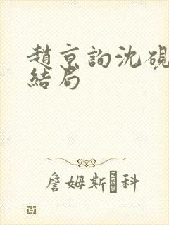 赵京询沈砚禾大结局