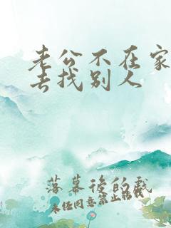 老公不在家老婆去找别人