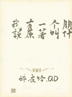 我有一个朋友小说原著叫什么