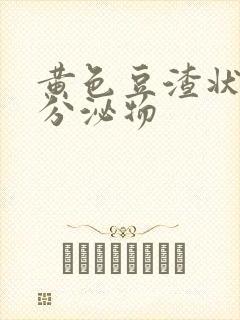 黄色豆渣状阴道分泌物