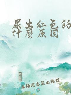 尿出红色的尿是什么原因