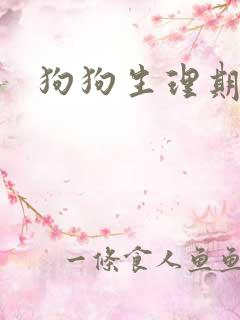 狗狗生理期尿频