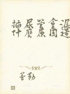 插尿管会漏尿是什么原因造成的