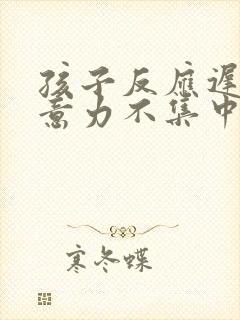 孩子反应迟钝注意力不集中是怎么回事