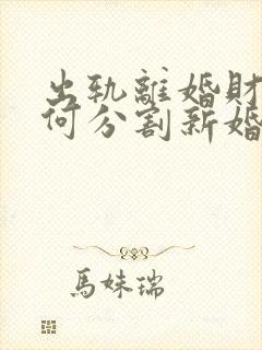 出轨离婚财产如何分割新婚姻法2023