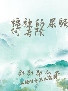 棉被的尿骚味如何去除