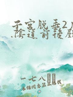 子宫脱垂2度轻.阴道前后壁膨出