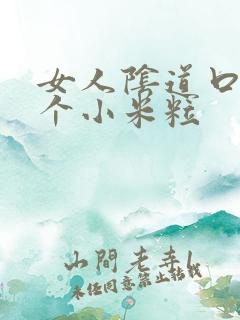 女人阴道口处有个小米粒