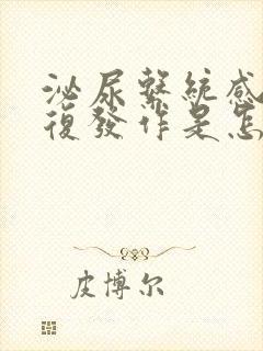 泌尿系统感染反复发作是怎么回事